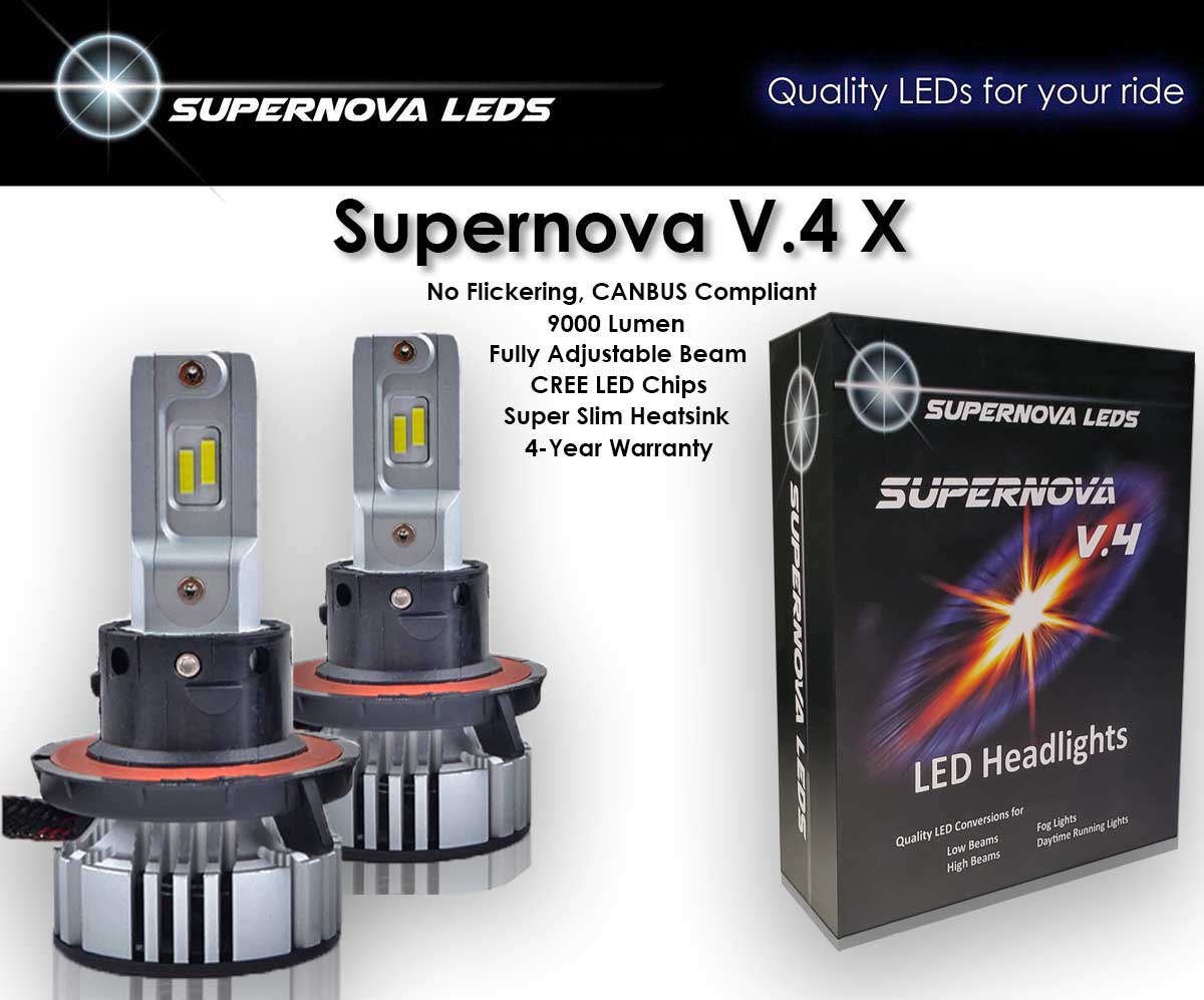 Supernova LEDs - Supernova LEDs V.4 LEDs 9007 - Quality LEDs for your Car